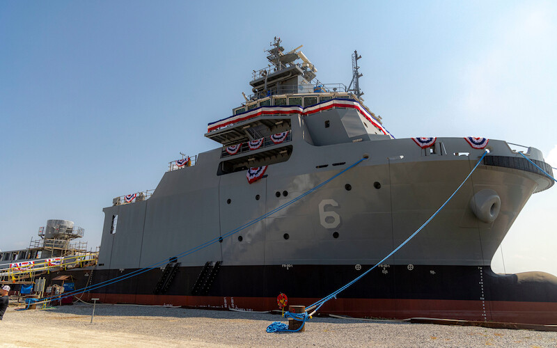 Bollinger Delivers Navajo T-ATS Vessel To The U.S. Navy | WorkBoat